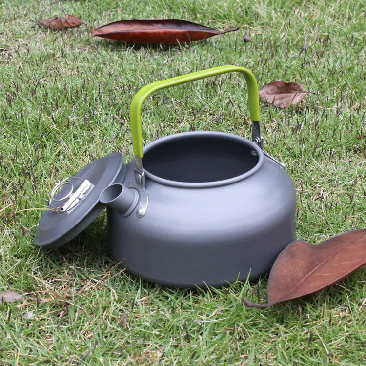 Portable Aluminum Camping Kettle for Outdoor Use