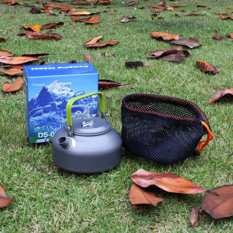 Portable Aluminum Camping Kettle for Outdoor Use