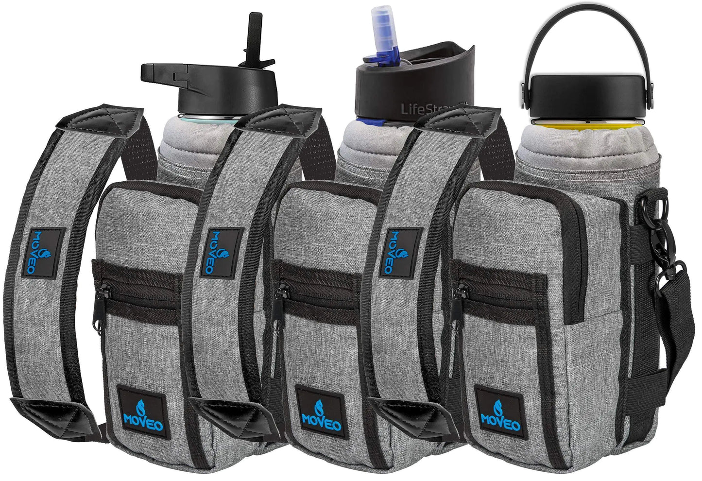 🏞️ Porta Botella con Correa – Compatible con Botellas y Mamaderas | Aislante Térmico | Manos Libres