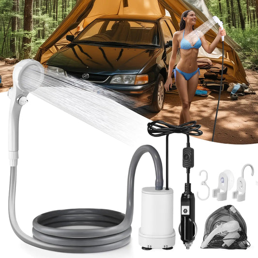 🚿 Ducha Portátil 12V AUTOPkio – Camping, RV y Actividades al Aire Libre